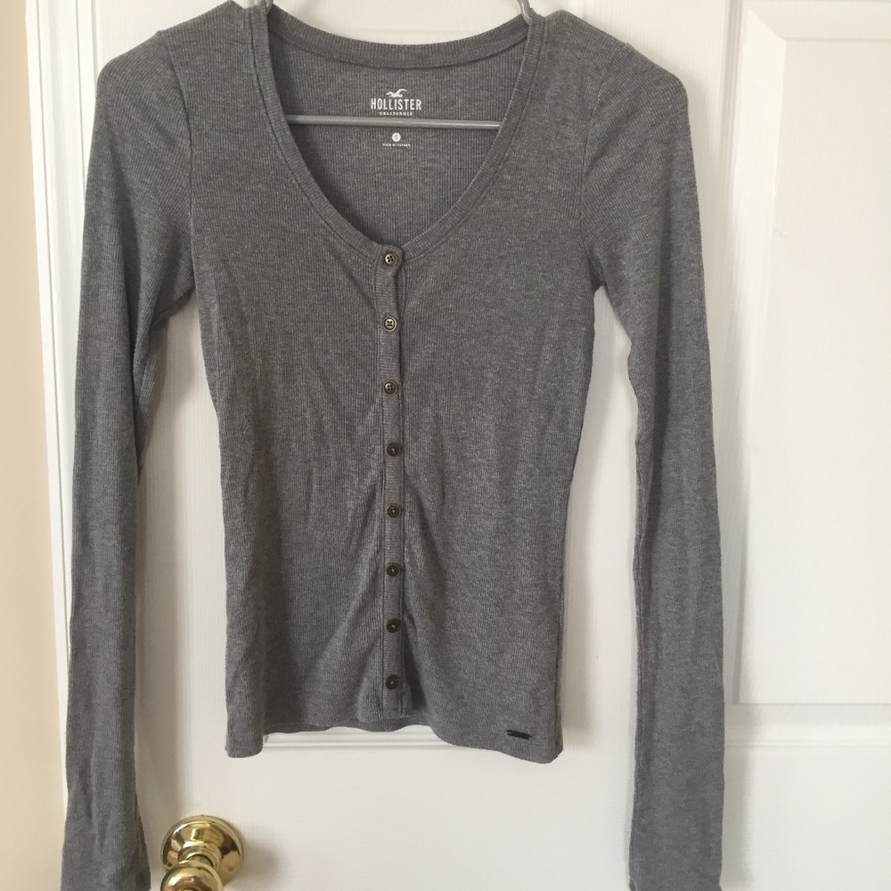 Hollister Slim Tee Long Sleeve Shirt